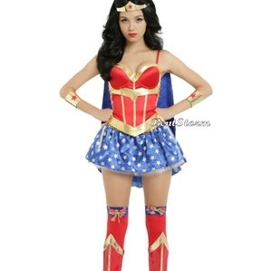 Hot topic wonder woman corset costume